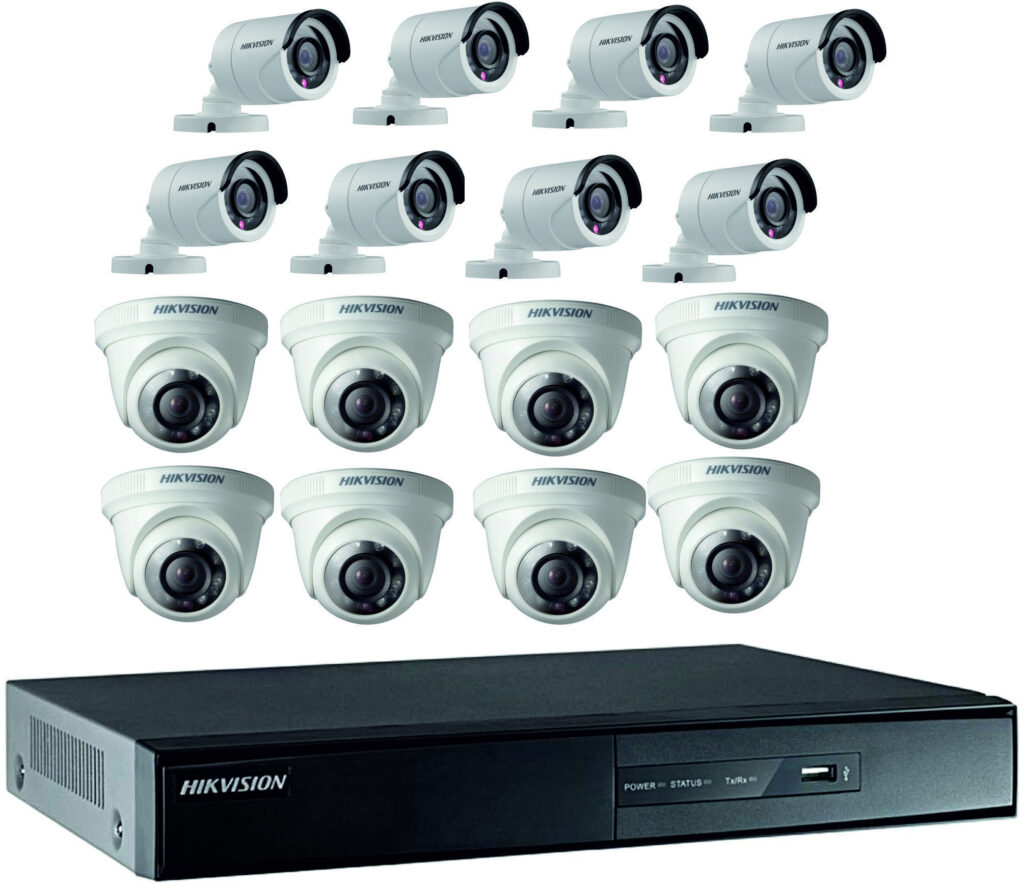 16 Pcs CCTV Camera Kit